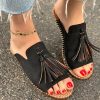 Summer Trendy Female Flat Slippers-SandalsSandalsvariantimage12021-Summer-Female-Flat-Slippers-Women-s-Fashion-Tassel-Comfortable-Shoes-Ladies-Leopard-New-Sewing-Open