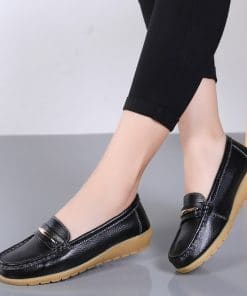 New Flat Leather Women’s LoafersFlatsvariantimage12022-New-Femme-Flats-Leather-Shoes-Woman-Slip-On-Women-Flats-Moccasins-Women-s-Loafers-Spring