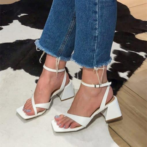 Thick High Heels Buckle Candy Solid SandalsSandalsvariantimage12022-Women-s-Sandals-Sexy-Thick-High-Heels-Buckle-Candy-Solid-Color-Casual-Summer-Footwear-Ladies