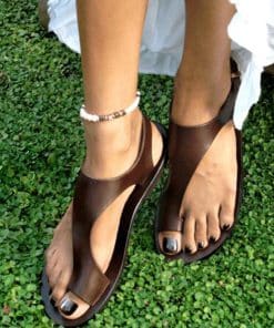 Women’s Open Toe Flip Flop Flat Heel Leather SandalsSandalsvariantimage1Doratasia-Open-Toe-Flip-Flop-Flat-Heel-Summer-Sandals-For-Women-Leisure-Rome-Buckle-Brand-Design