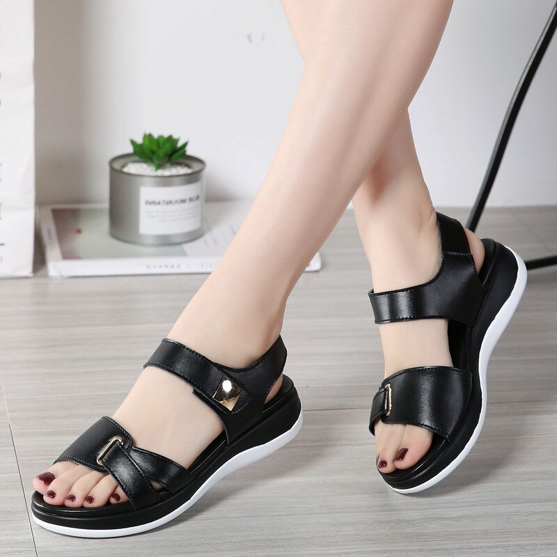 Brittany Women’s Genuine Leather Sandals – Miggon
