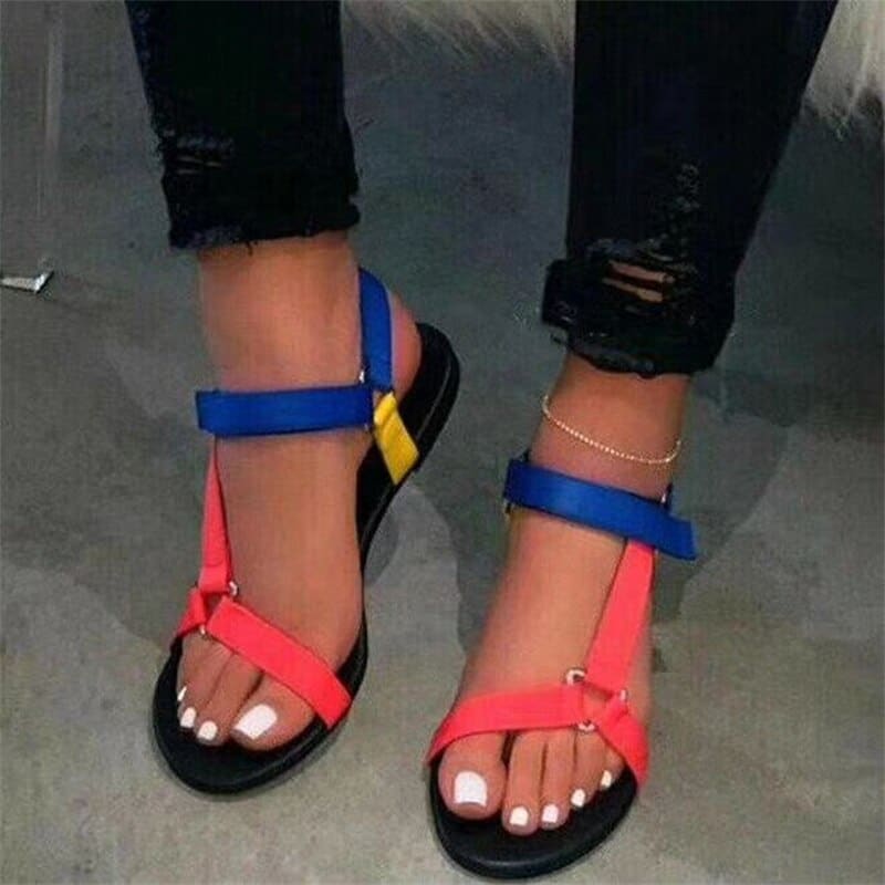 Women’s Leopard Gladiator Sandals – Miggon