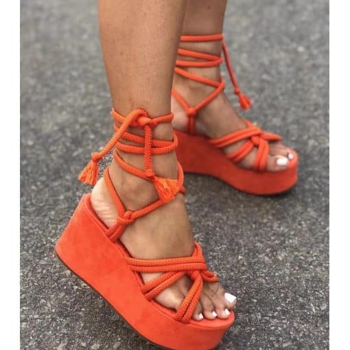Ladies Ankle Strap Gladiator SandalsSandalsvariantimage2Brand-New-INS-Hot-Ladies-Ankle-Strap-Gladiator-Sandals-Fashion-Platform-Wedges-Heels-Summer-women-s
