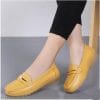 New Flat Leather Women’s LoafersFlatsvariantimage32022-New-Femme-Flats-Leather-Shoes-Woman-Slip-On-Women-Flats-Moccasins-Women-s-Loafers-Spring
