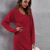 Women’s Long Knitted Sweater DressTopsvariantimage3ATUENDO-Winter-Warm-Fashion-Pink-Dress-for-Women-Vintage-Casual-High-Waist-Knitted-Sweater-Robe-Leisure