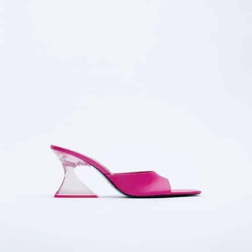 Women’s Comfortable High Heel Sandals-PumpsSandalsvariantimage42021-Latest-Summer-and-Autumn-Women-s-Green-shoes-Silky-Wide-Band-Transparent-High-Heel-Comfortable