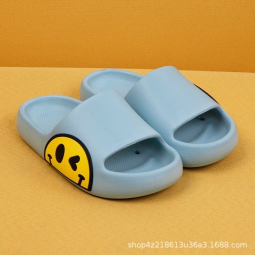 Children’s Slippers With Lovely Smiling FaceKidsvariantimage5Children-s-Slippers-Summer-Lovely-Smiling-Face-Boys-and-Girls-Home-Baby-2021-EVA-Cool-Slippers