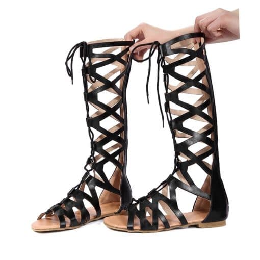 Roman Gladiator Bandage Sandals – Miggon