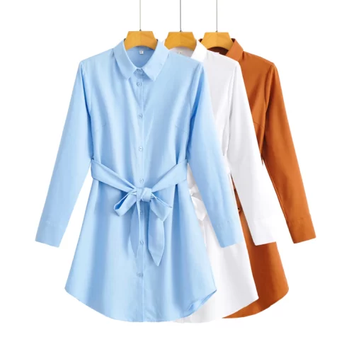 Women’s Hight Quality Cotton Shirt DressDressesS6c617569b0eb403d82265aaf93531bfcX