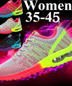 Women’s Breathable Casual Walking SneakersFlatsT-nis-casual-feminino-respir-vel