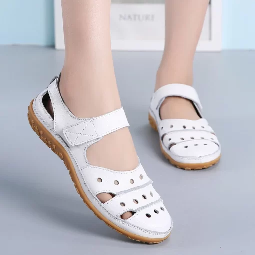 Your Mom Will Love These Soft SandalsSandalsWOIZGIC-Mother-Women-s-Female-Ladies-Genuine-Leather-White-Shoes-Sandals-Hook-Loop-Summer-Cool-Beach.jpg_Q90.jpg_