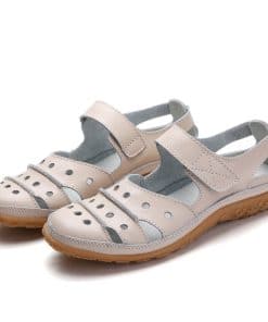 Your Mom Will Love These Soft SandalsSandalsWOIZGIC-Mother-weWomen-s-Female-Ladies-Genuine-Leather-White-Shoes-Sandals-Hook-Loop-Summer-Cool-Beach.jpg_640x640