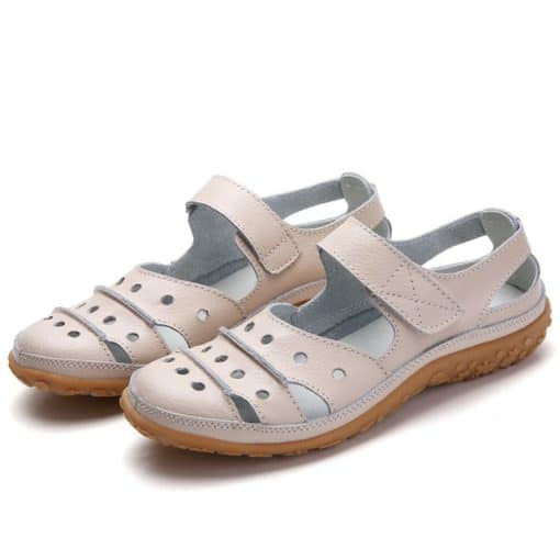 Your Mom Will Love These Soft SandalsSandalsWOIZGIC-Mother-weWomen-s-Female-Ladies-Genuine-Leather-White-Shoes-Sandals-Hook-Loop-Summer-Cool-Beach.jpg_640x640
