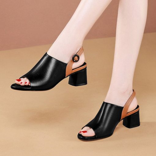 Women’s New Trending SandalsSandalsmainimage12021-Summer-Women-Sandals-Mixed-Colors-High-Heels-Peep-Toe-Dress-Shoes-Pumps-Back-Strap-Ladies