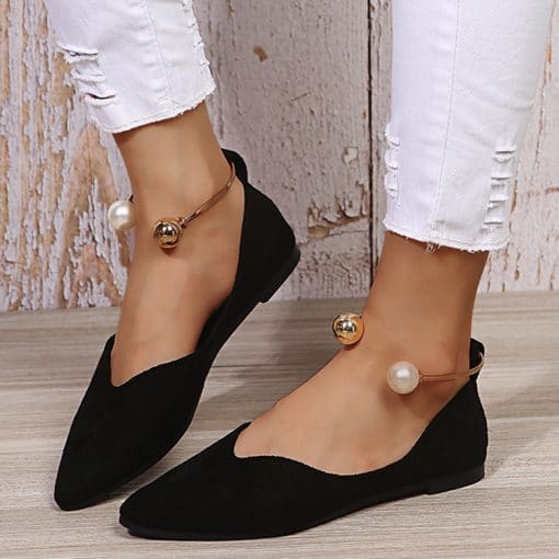 Women’s Mom Casual Breathable LoafersFlatsmainimage12022-New-Tennis-Female-Fashion-Women-s-Casual-Single-Shoes-Breathable-Slip-on-Flat-Round-Toe