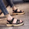 Women’s Summer Adorable Leather Gladiator SandalsSandalsmainimage1Female-Sandal-Espadrilles-Platform-2021-Summer-Clogs-With-Heel-Clear-Shoes-Med-All-Match-Womens-Wedges
