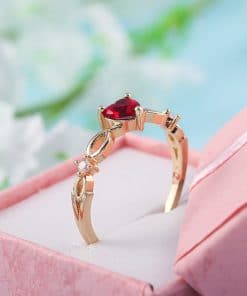 Cute Romantic Simple Heart RingsJewelleriesmainimage1Huitan-Simple-Heart-Ring-For-Women-Female-Cute-Finger-Rings-Romantic-Birthday-Gift-For-Girlfriend-Fashion