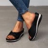 Women’s Summer Leather SlippersSandalsmainimage1Rimocy-Buckle-Wedges-Slippers-Women-Summer-Hollow-Out-Thick-Bottom-Beach-Shoes-Ladies-Plus-Size-43