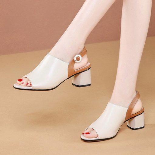 Women’s New Trending SandalsSandalsmainimage22021-Summer-Women-Sandals-Mixed-Colors-High-Heels-Peep-Toe-Dress-Shoes-Pumps-Back-Strap-Ladies