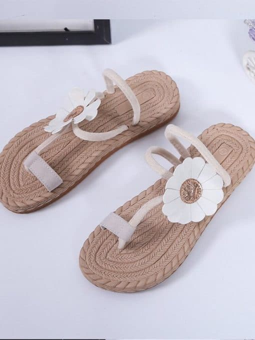 New Summer Trendy Flower Fashion SandalsSandalsmainimage22022-New-Sandals-Shoes-Flip-Flops-Shallow-Open-Toe-Summer-Fashion-Women-Outdoor-Beach-Beach-Designer