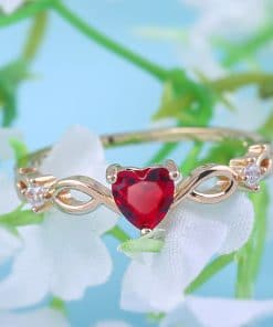 Cute Romantic Simple Heart RingsJewelleriesmainimage2Huitan-Simple-Heart-Ring-For-Women-Female-Cute-Finger-Rings-Romantic-Birthday-Gift-For-Girlfriend-Fashion