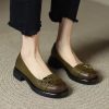 New Women’s Oxford Metal Low Heel Vintage Casual ShoesSandalsmainimage2New-Women-s-Oxford-Shoes-Round-Toe-Boat-Shoes-Metal-Slip-on-Low-Heels-Vintage-Casual