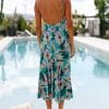 Women’s Tropical Print Vacation Hem DressDressesmainimage2Summer-Dresses-2022-Women-Tropical-Print-Vacation-Beach-Dress-Spaghetti-Strap-Ruffle-Hem-Buttons-Front-Slit