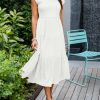 Summer Pleated A-Line Casual DressDressesmainimage32022-Summer-Pleated-Dress-Women-Long-Party-Dress-Ladies-Flying-Sleeve-Fashion-Casual-A-Line-Dress