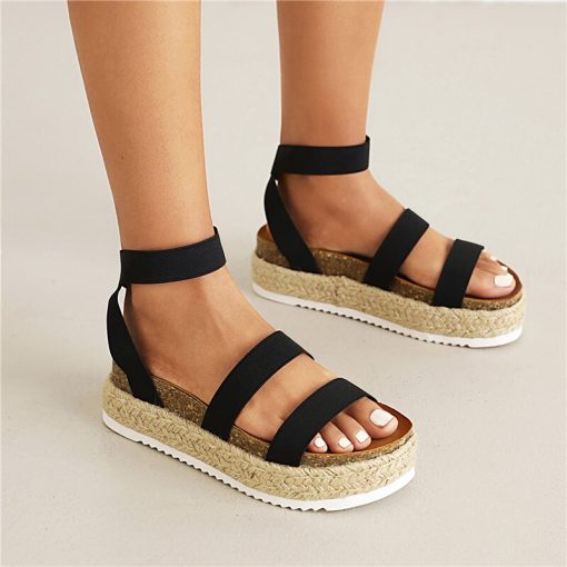 Spring Summer Casual Platform SandalsSandalsmainimage3FEDONAS-Concise-Women-Sandals-2022-Spring-Summer-Casual-Platforms-High-Heels-Women-Pumps-Office-Lady-Brand