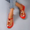 Luxury Crystal Clip Toe Flat SandalsSandalsmainimage3Luxury-Crystal-Clip-Toe-Flats-Sandals-Slingback-Women-Shoes-2022-Summer-Beach-Slippers-Fad-Party-Dress