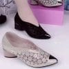 Chunky Lace Sexy Pointed Toe ShoesFlatsmainimage4Chunky-Lace-Sexy-Pointed-Toe-Women-Shoes-Summer-2022-Designer-Mid-Heels-Shallow-Mature-Dress-Woman