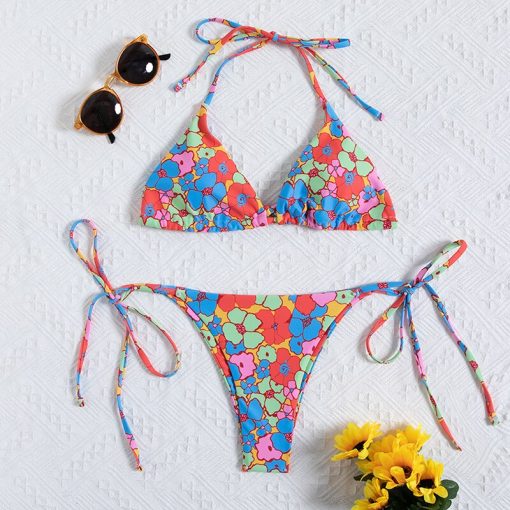 2 Piece Brazilian Sexy Thong Bikini Set – Miggon