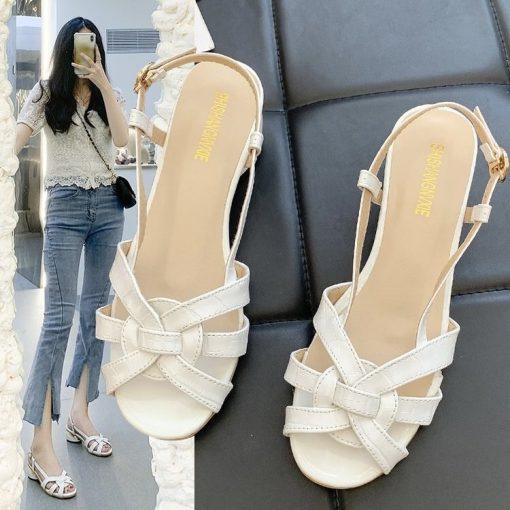 Summer Style Trendy Flat Comfortable SandalsSandalsmainimage52021-Ladies-Brand-Sandals-Summer-Slippers-Slippers-Open-toed-Flat-Casual-Shoes-Casual-Sandals-Beach-Slippers