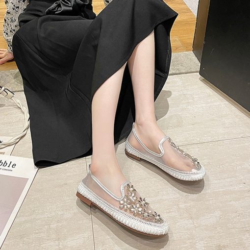 Women’s New Lace Mesh Crystal Floral Summer LoafersFlatsmainimage52021-New-Lace-Mesh-Crystal-Floral-Loafers-Shoes-Women-Comfort-Breathable-Summer-Walking-Shoes-Woman-Fashion