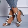 Women’s Elegant Medium Heel High SandalsSandalsvariantimage0Heels-Shoes-For-Women-Elegant-Medium-Heel-High-Sandals-Summer-2022-Spring-Zebra-Leopardprint-Pumps-Ankle