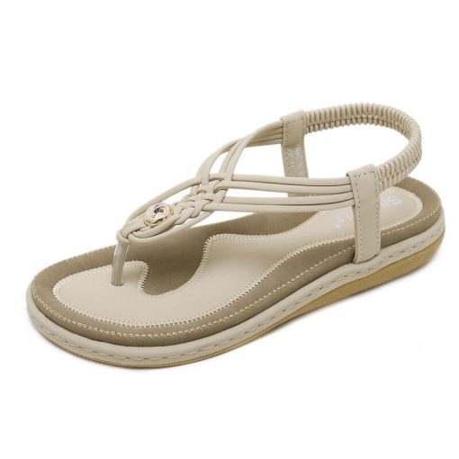 New Fashion Summer Comfortable SandalsSandalsvariantimage0size-36-42-new-women-sandal-flat-heel-sandalias-summer-casual-shoes-woman-soft-bottom-slippers-1