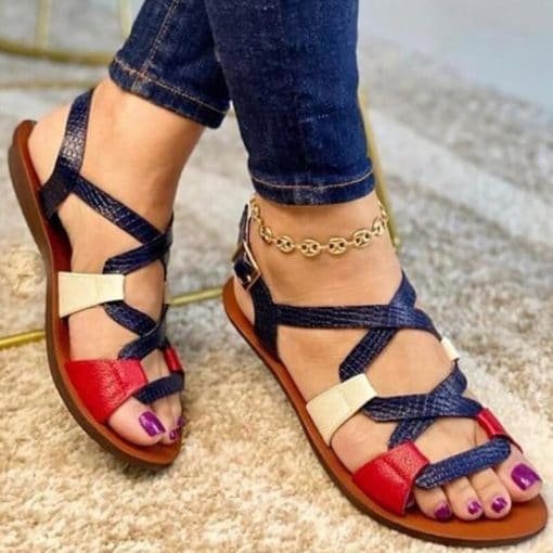 New Fashion Gladiator Leather SandalsSandalsvariantimage12022-New-Shoes-Women-Sandals-Fashion-Sandals-Ladies-Open-Toe-Sandals-For-Women-Flat-Shoes-Female-1