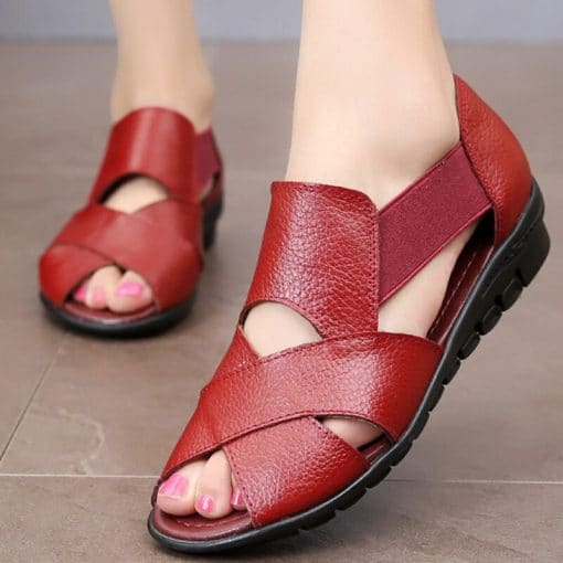Non-slip Fashion Summer SandalsSandalsvariantimage1Large-size-35-42-Ladies-wedge-sandals-Shallow-Non-slip-Fashion-Summer-shoes-women-Soft-Hard