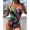 Sexy Floral One Piece SwimsuitsSwimwearsvariantimage1Sexy-Floral-One-Piece-Large-Swimsuits-Closed-Plus-Size-Swimwear-Female-Body-Bathing-Suit-For-Pool