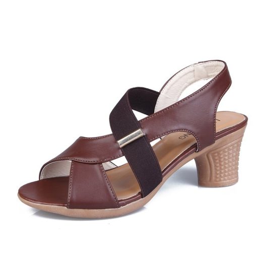 Women’s Soft Leather Fashion Sandals – Miggon