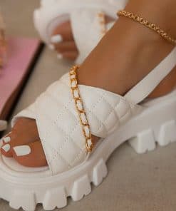 Summer Chunky Platform Fashion Chain SandalsSandalsvariantimage2Chunky-Platform-Women-Shoes-2022-New-Spring-Autumn-Open-Toe-Sandals-Casual-Beach-Slides-Designer-Slippers