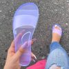 Women’s Candy Color Jelly Transparent SlippersSandalsvariantimage2Women-Jelly-Slippers-Summer-Candy-Colors-Transparent-Casual-Slides-Women-s-Fashion-Slip-On-Flat-Beach