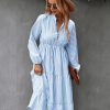 Women’s Big Wing Striped Fashion Causal A Line DressDressesvariantimage2Women-s-Big-Wing-Striped-Fashion-Causal-A-Line-All-Match-Chic-Printed-Long-Dresses