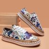 Women’s Elegant Floral Print Lace Up SneakersFlatsvariantimage3New-Women-Sneakers-Elegant-Floral-Printed-Lace-Up-Female-Flat-Shoes-Fashion-Round-Toe-Lady-Vulcanized