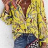 Women’s Stunning Floral Tops BlousesTopsvariantimage42022-New-Design-Women-Blouse-V-neck-Long-Sleeve-Chains-Print-Loose-Casual-Office-Shirts-Womens