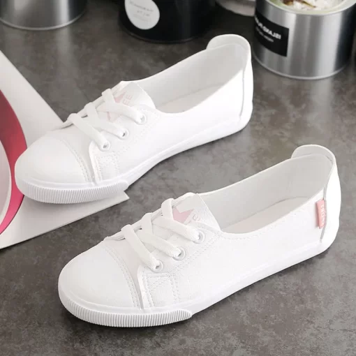 Comfortable Women’s Casual Flat White Lace-up SneakersFlatsComemore-Comfortable-Women-s-Casual-Flat-White-Lace-up-Shoes-Summer-Vulcanized-Sneakers-Ladies-Light-Soft.jpg_Q90.jpg_