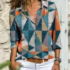 Turn-Down Collar Elegant Geometry BlousesTopsElegant-Geometry-Blouse-New-Turn-Down-Collar-Long-Sleeve-Women-Tops-Shirts-Casual-Work-Shirt-Blusas.jpg_Q90.jpg_-2