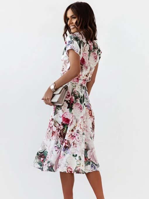 Summer Floral Print DressDressesSummer-Floral-Print-Dress-Woman-Elegant-V-Neck-A-line-Midi-Dresses-For-Women-2022-Casual.jpg_Q90.jpg_-1
