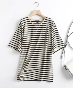 Women’s High Quality Striped Cotton T ShirtsTopsTangada-2022-Women-High-Quality-Striped-Cotton-T-Shirt-Short-Sleeve-O-Neck-Tees-Ladies-Casual.jpg_640x640
