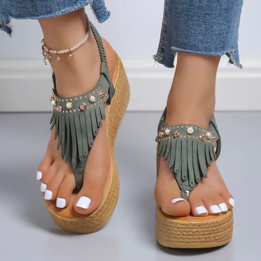 Women’s Fashion Wedge SandalsSandalsmainimage0Fashion-Wedge-Sandals-for-Women-Summer-2022-Casual-Non-slip-Peep-Toe-Platform-Shoes-Rubber-Sole